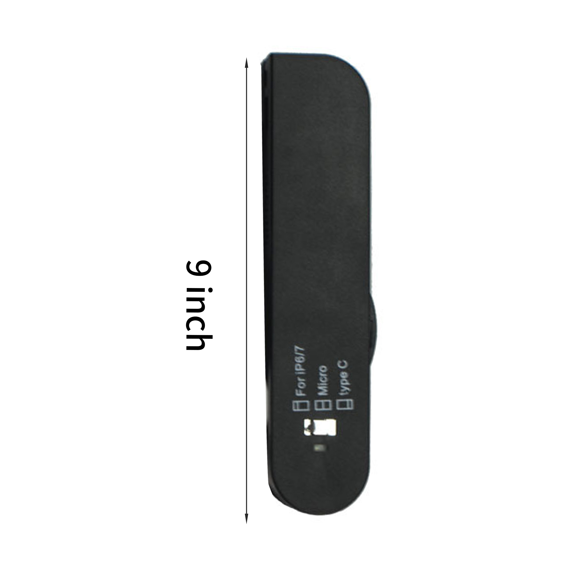 Portable Three In One Charging Lead Foldable 1" x 0.95" x 3.55" 3