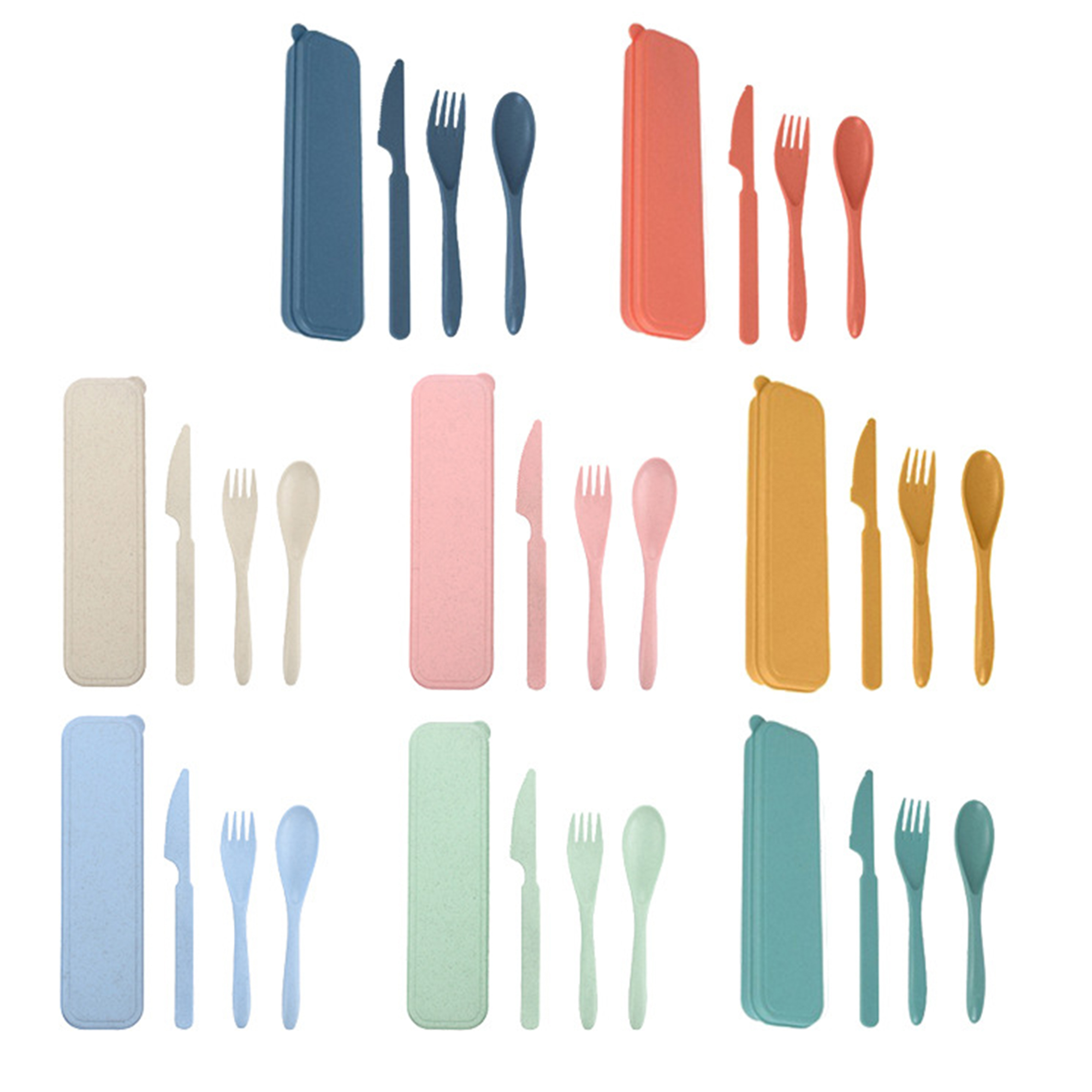 MOQ:10pcs Portable Cutlery Kit 4