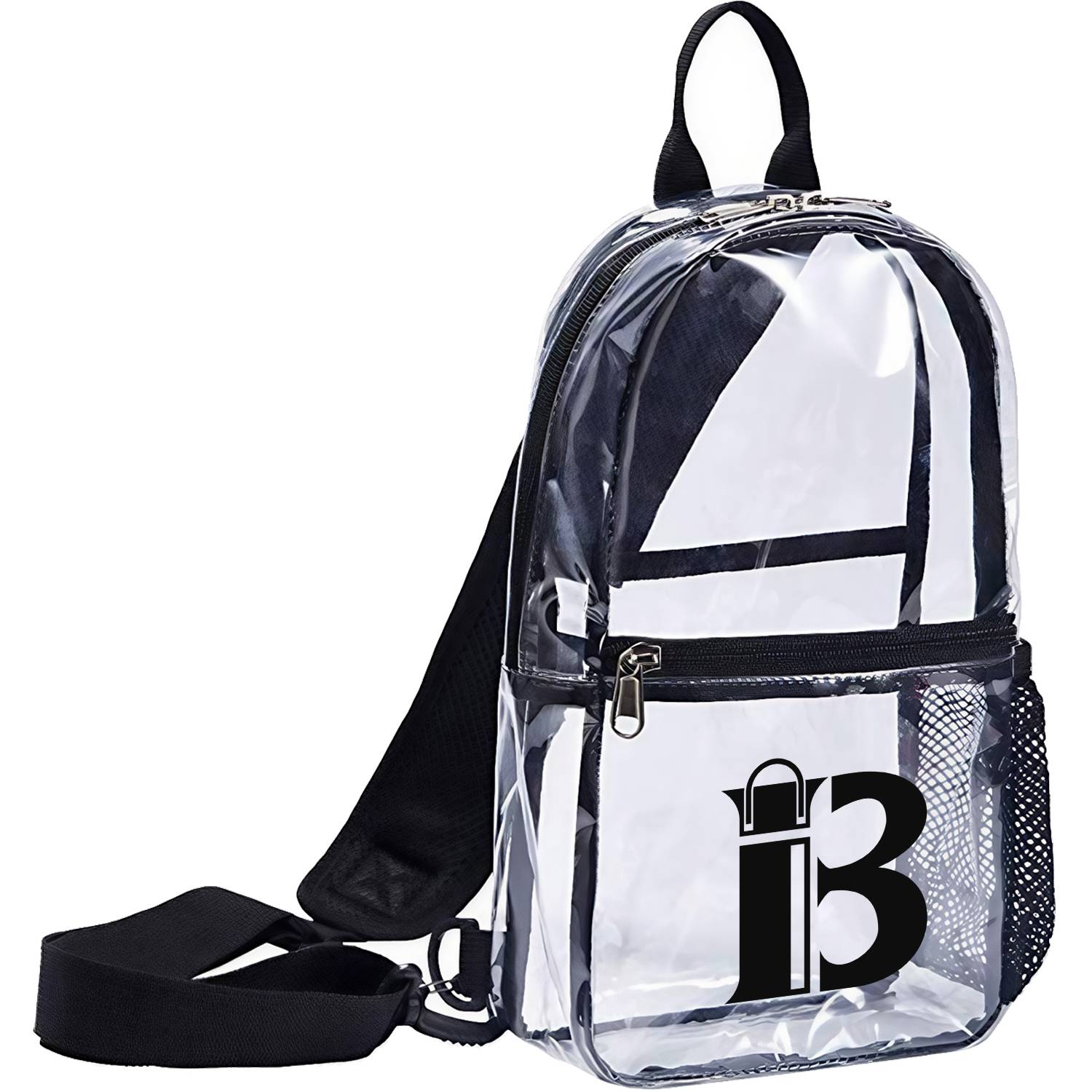 Waterproof Clear PVC Single Shoulder Backpack 4