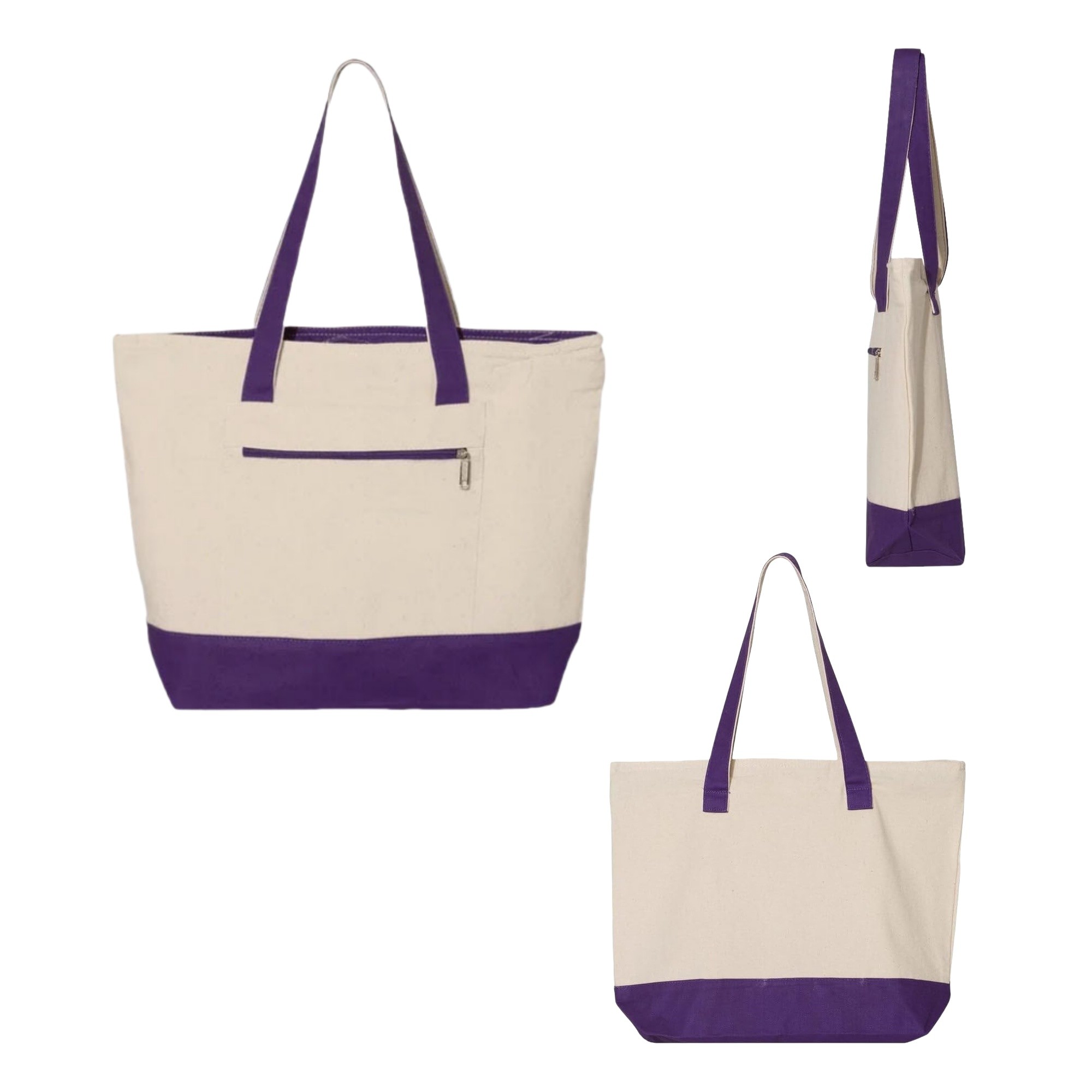 12oz Canvas Cotton Tote Bag 2