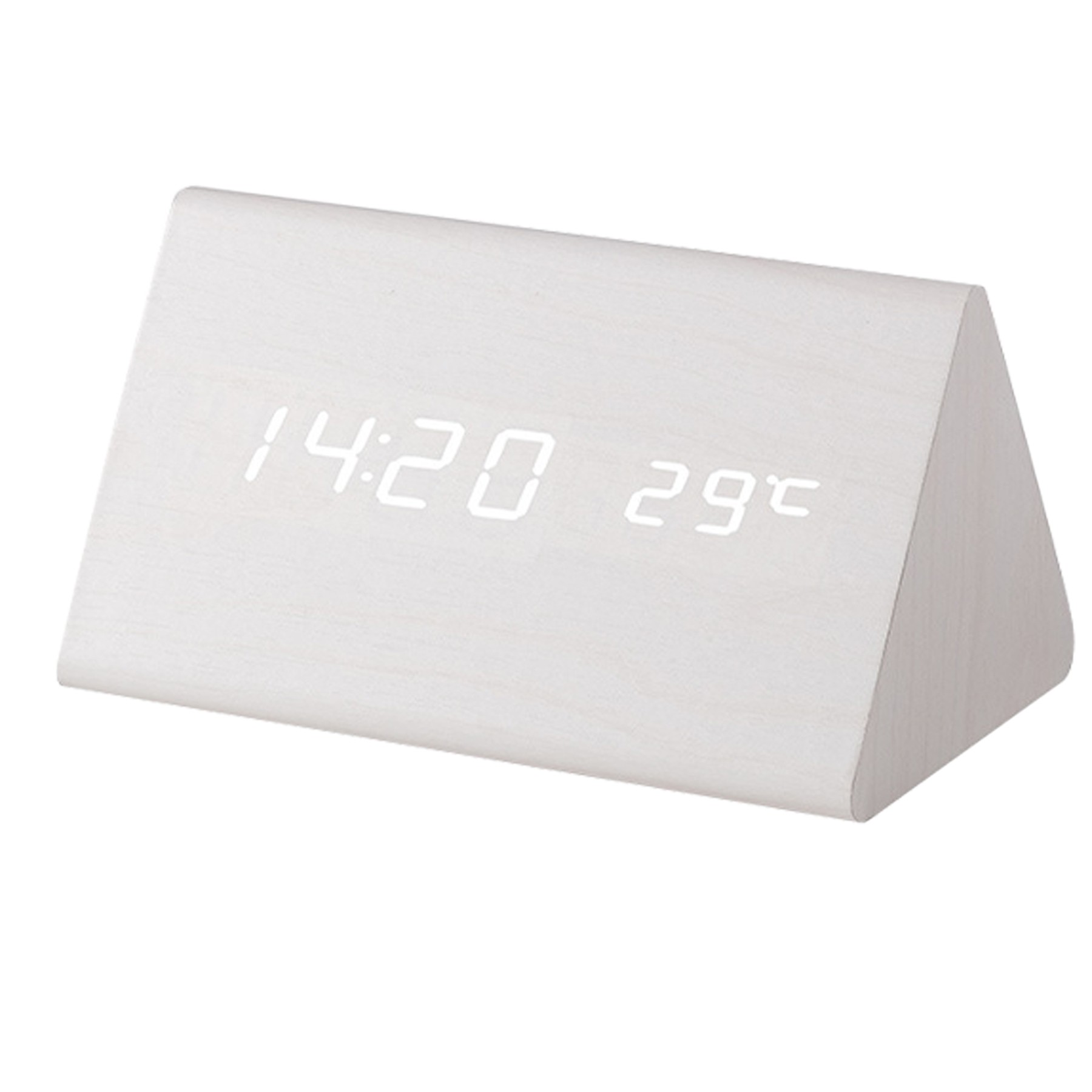 Wooden Electronic Alarm Desk Clock 1