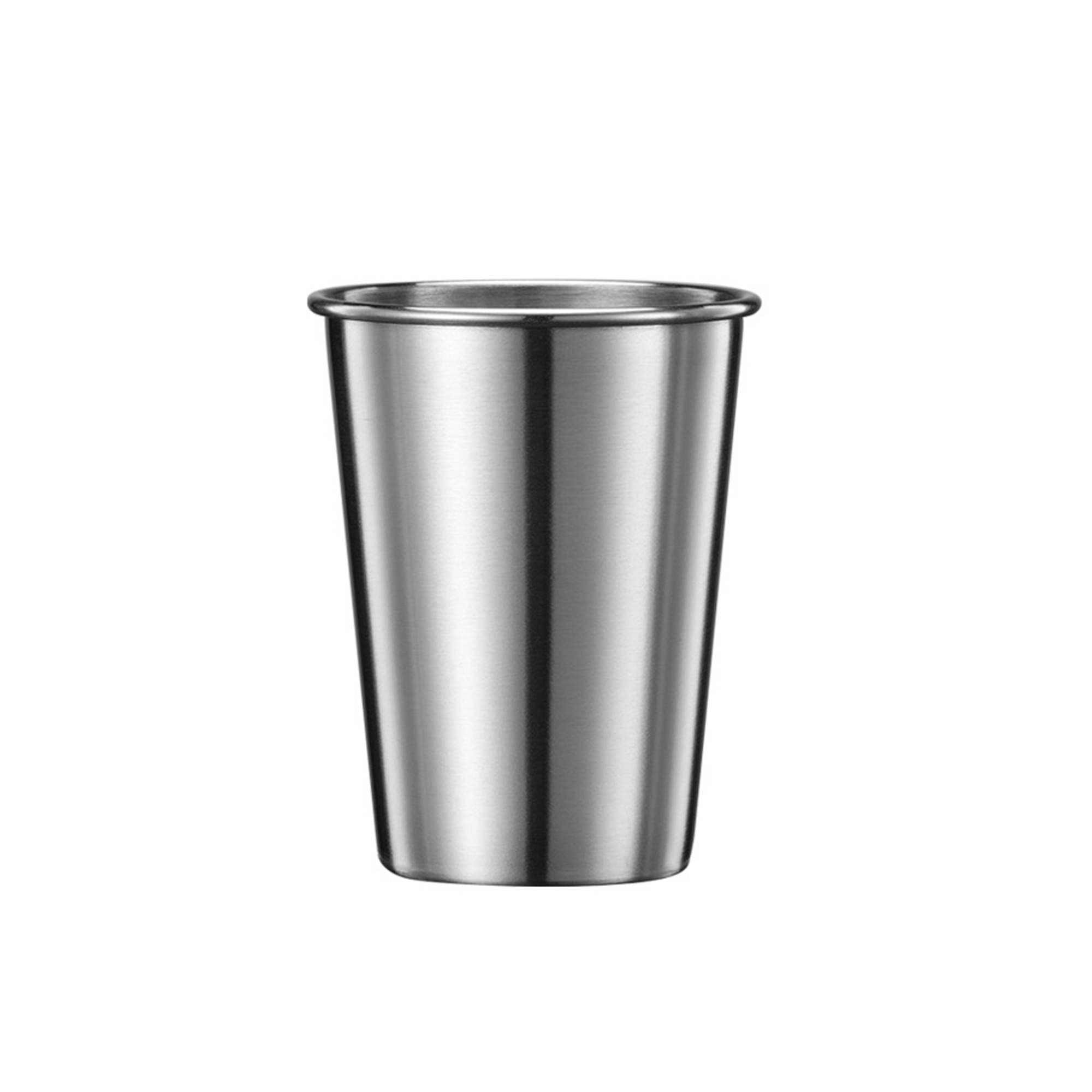 Stainless Steel Pint Cup 12 Ounce 4.1" By 3.3" 3