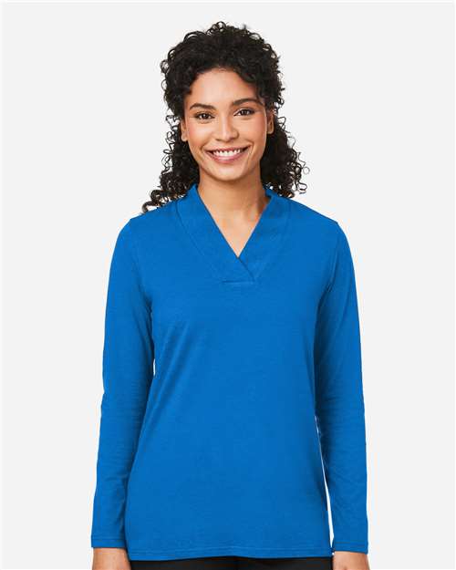 Women's Raleigh Shawl Collar Knit Top - DP121W 23