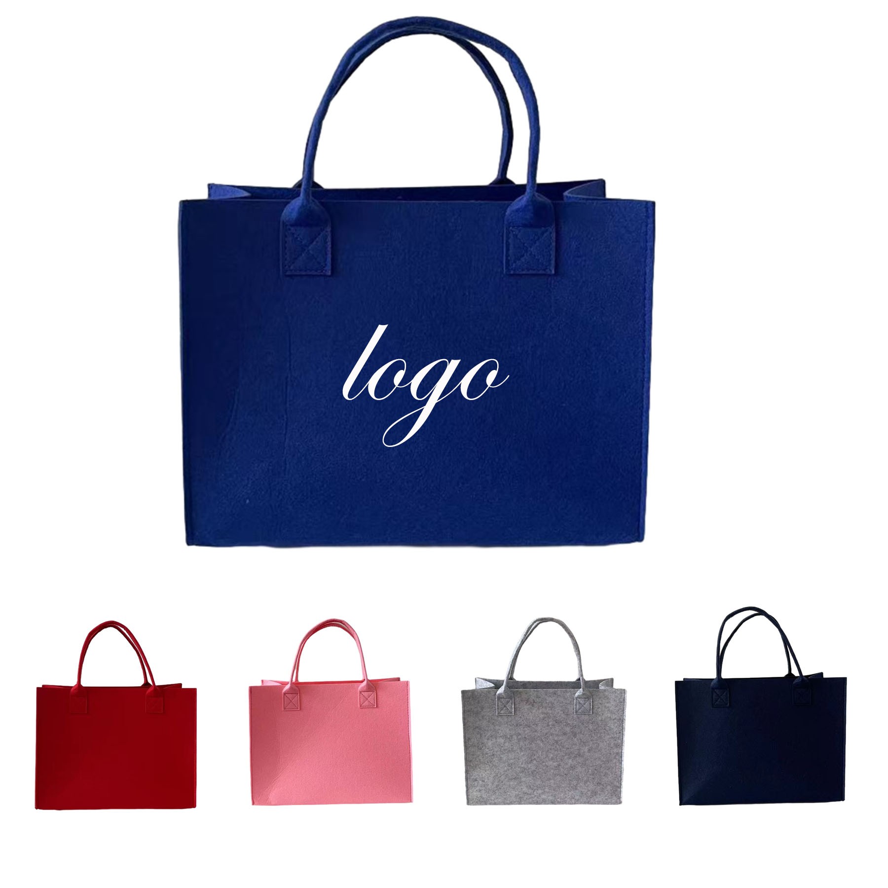 Fashionable Portable Felt Tote Bag