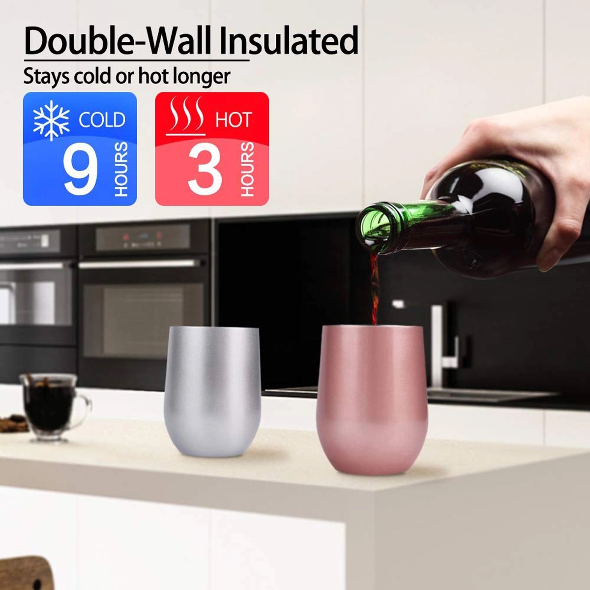 Stainless Steel Mug Cup with Lid 2