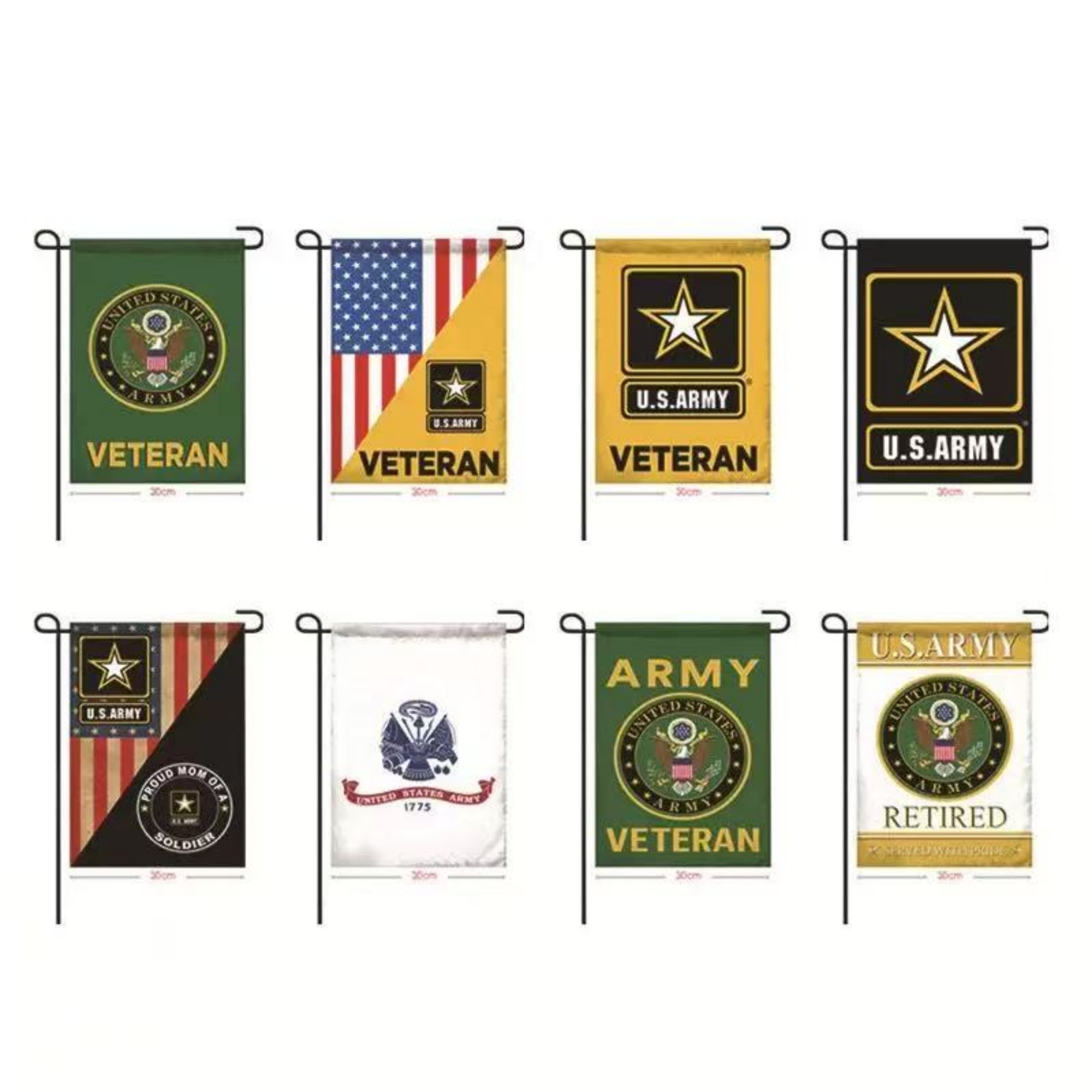 12" x 18" Custom Double Side Garden Banner 3