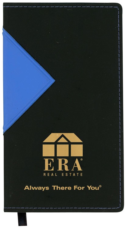 Keystone Series Soft Cover 2 Tone Vinyl Monthly Planner / 2 Color 4