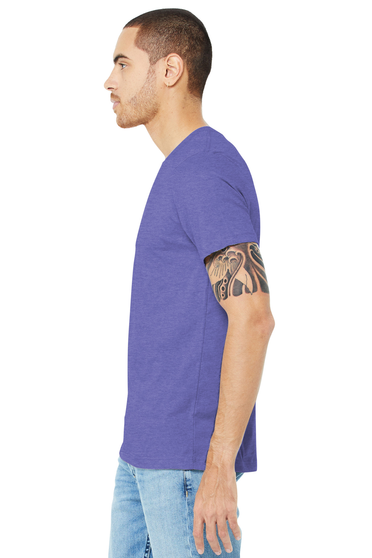BELLA+CANVAS® Unisex Heather CVC Short Sleeve Tee 77