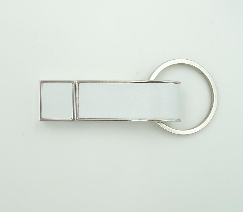 Leather Stick USB Flash Drive with Keyring 6