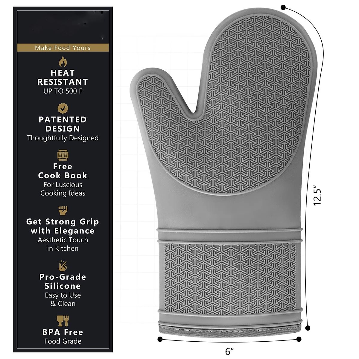 Silicone Oven Mitts 2