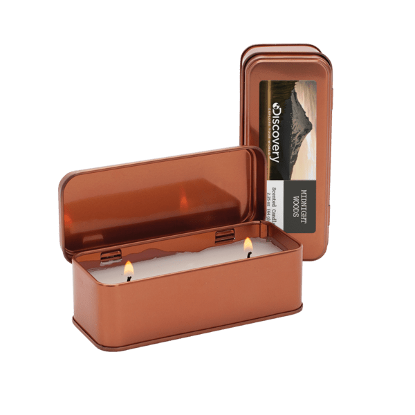 Custom 2.25 oz. Scented Copper Rectangular Candle 3