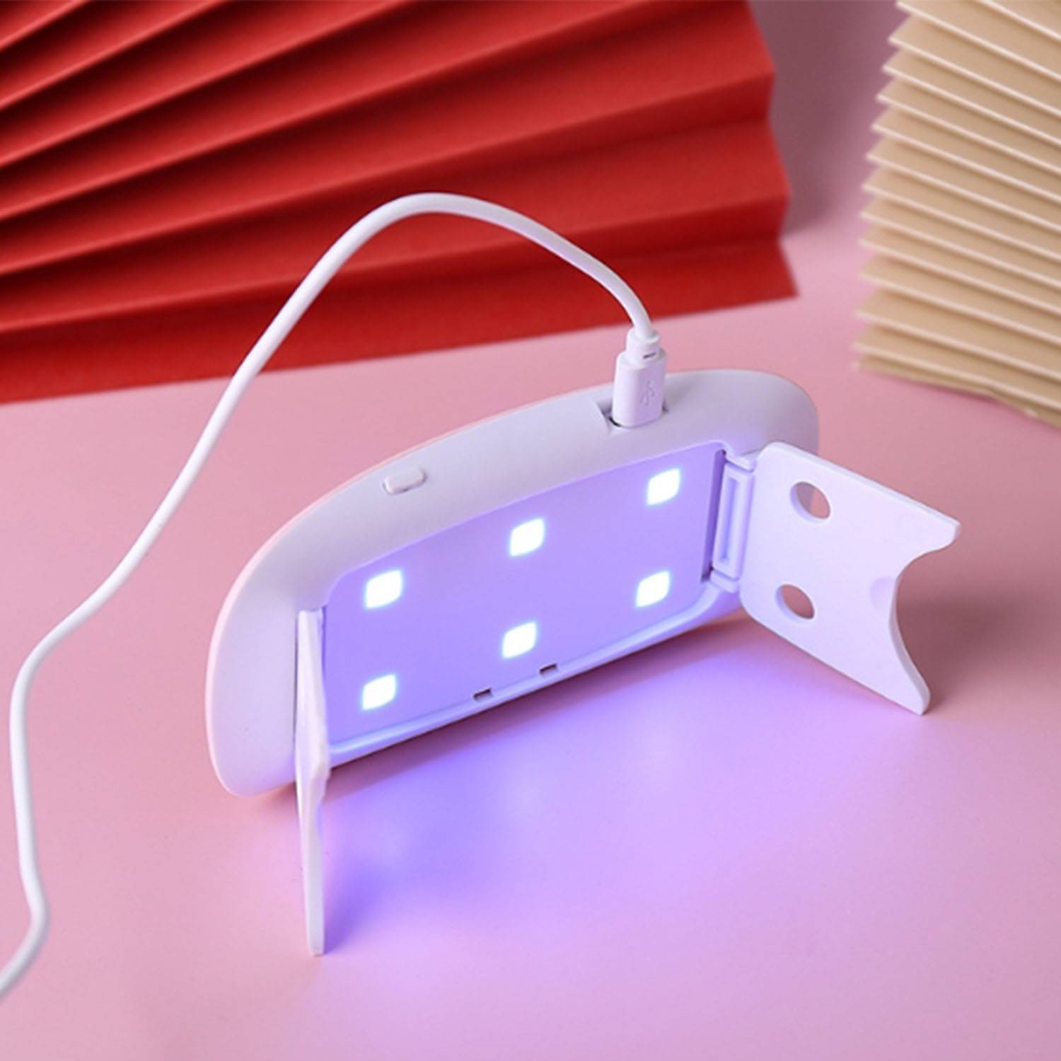 Quick-drying Nail Dryer Lamp Mini UV Portable Curing Light 4