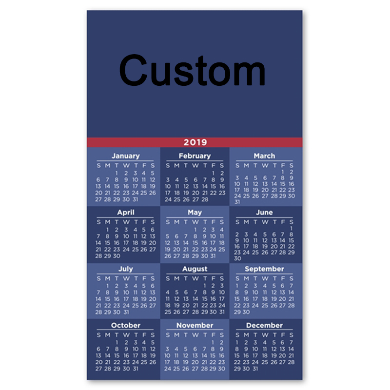 Custom Refrigerator Calendars Magnets (4" x 7" ) 1