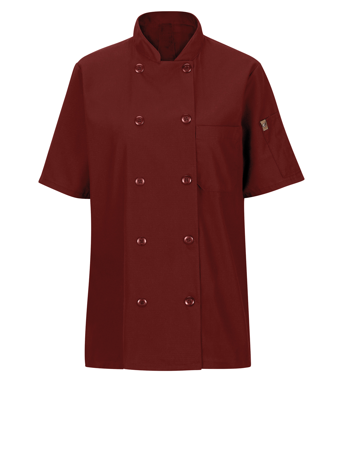Red Kap Culinary - Women's Short Sleeve 28.5" Chef Coat with OilBlok + MIMIX™ 7