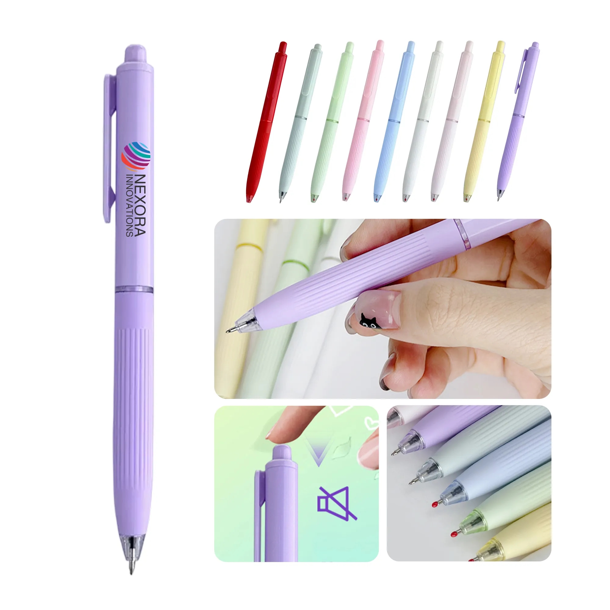 Durable Click Neutral Pen with Quick Dry Ink 6