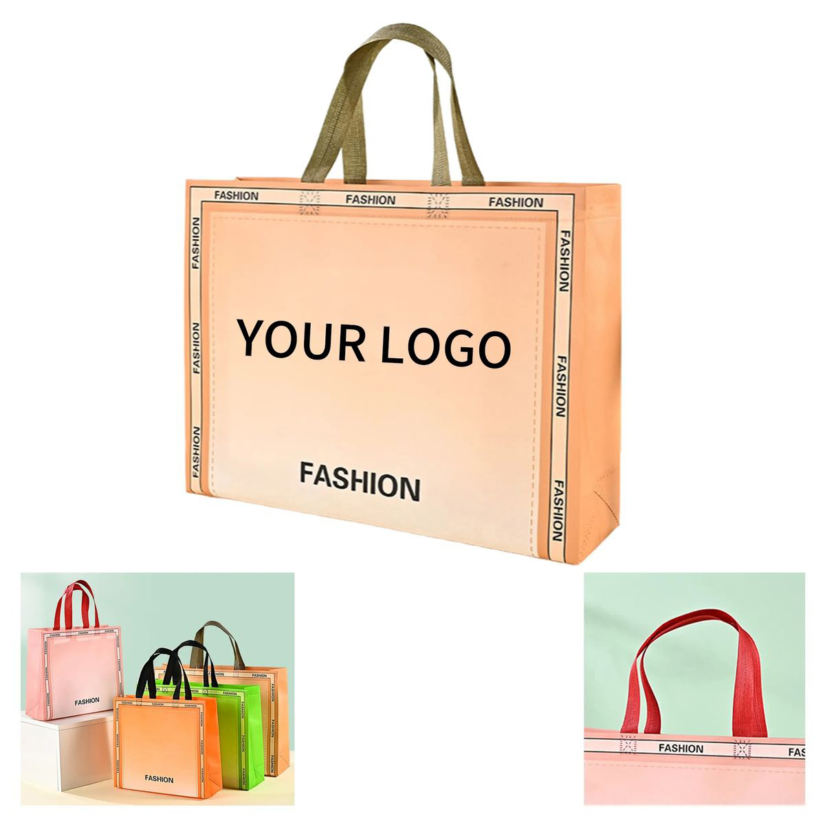 Gradient Polypropylene Tote Bag with Water Resistance 3