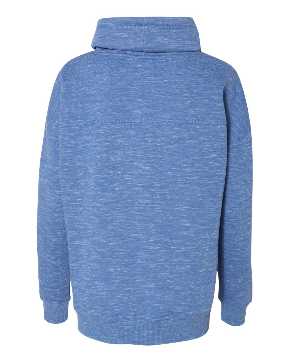 Women's Mélange Fleece Cowl Neck Sweatshirt - 8673 24