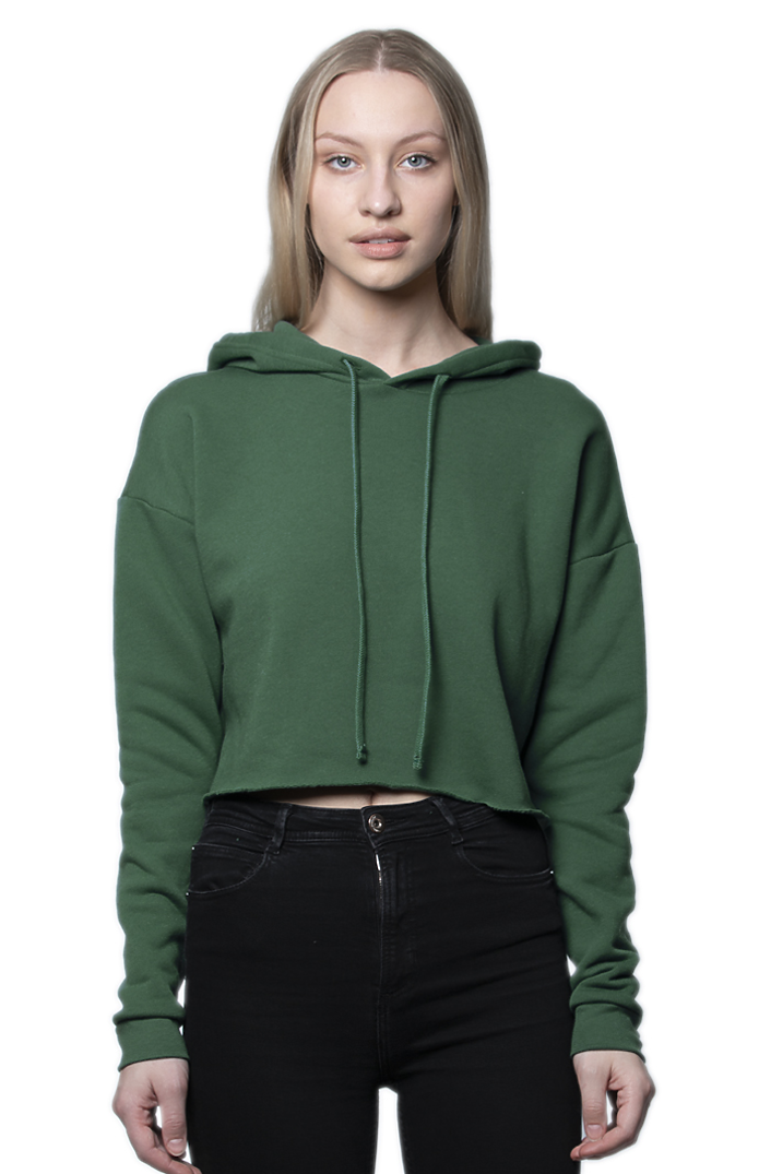 Women's Fashion Fleece Crop Hoodie 2