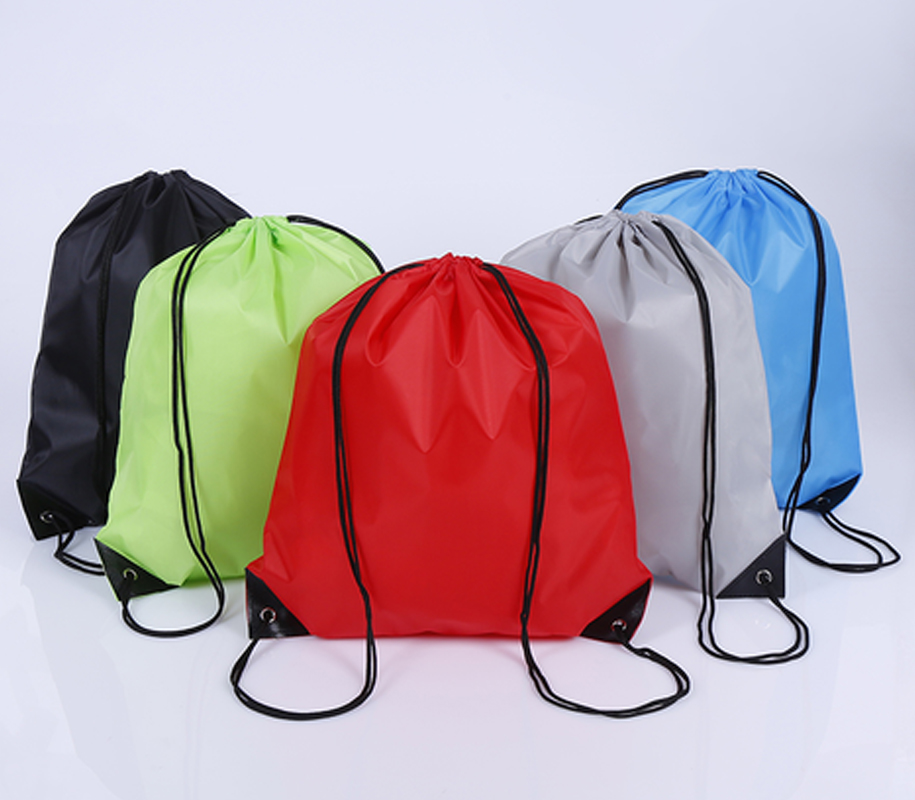 17" x 15" Polyester Drawstring Backpack 5