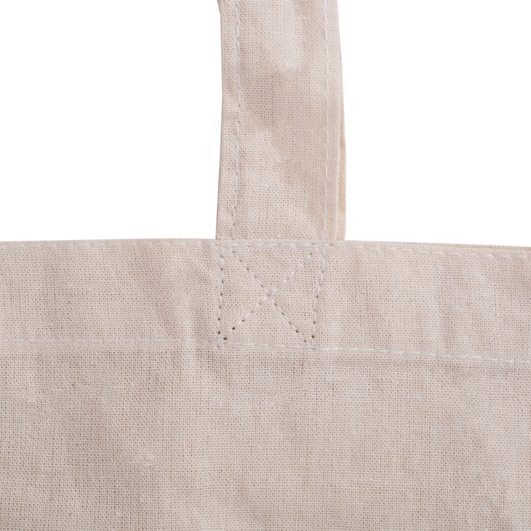 Calico Bag no Gusset, custom tote bag with logo imprint 5