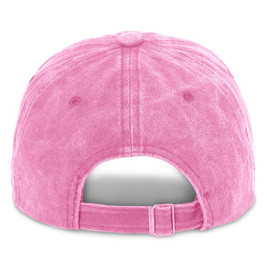 Stock Washed Cotton 6-Panel Baseball Cap w/ D-Ring Metal 17