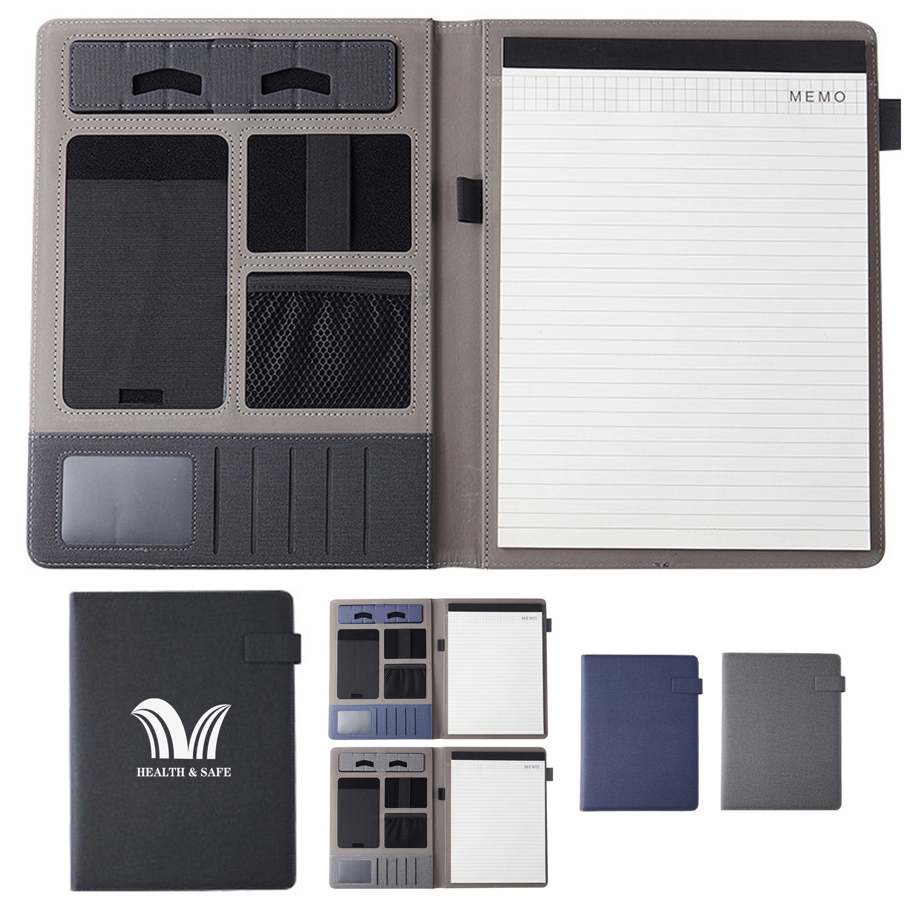 Business Portfolio Notebook With Phone Stand Holder 4