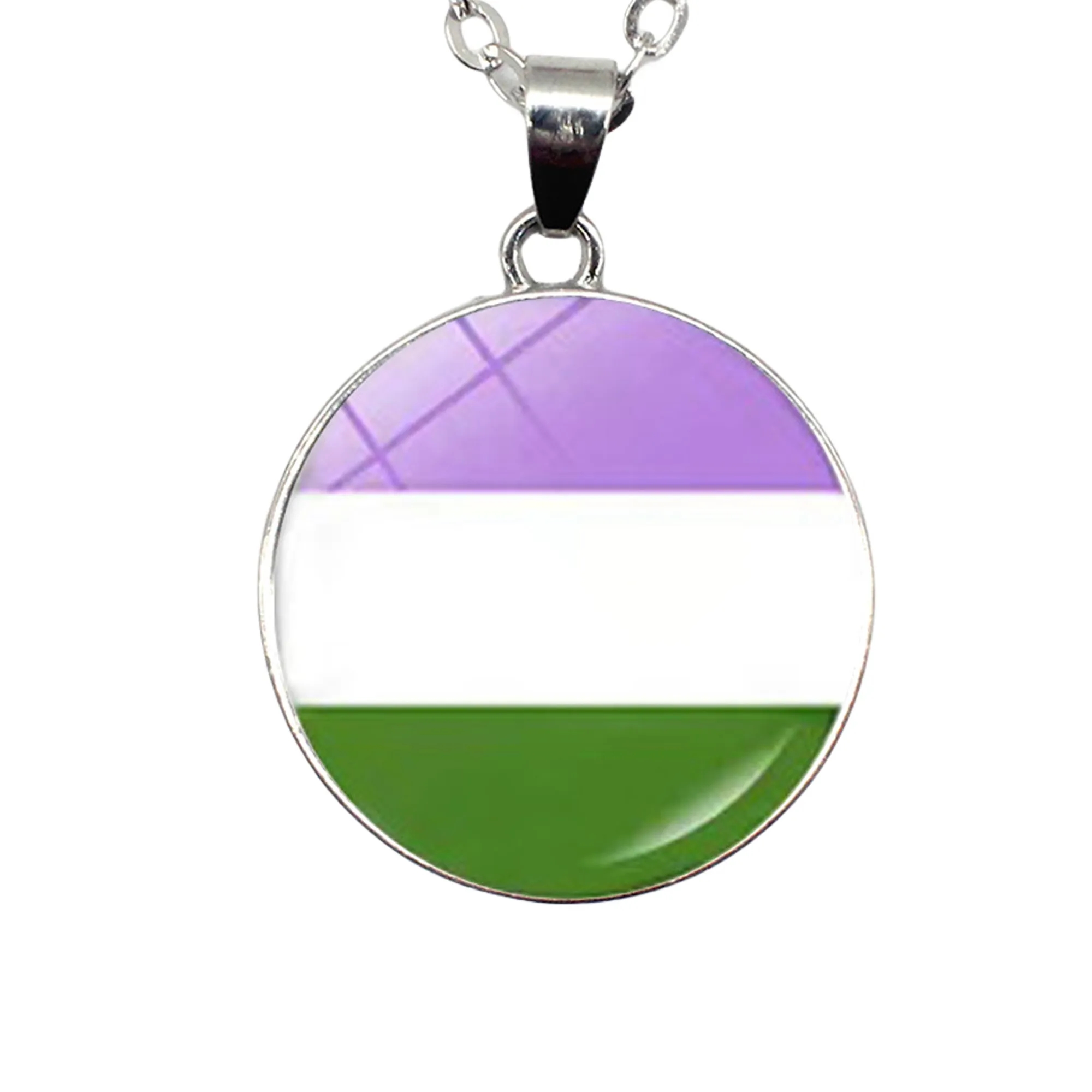 Gay Pride Necklace Rainbow MOQ20 5