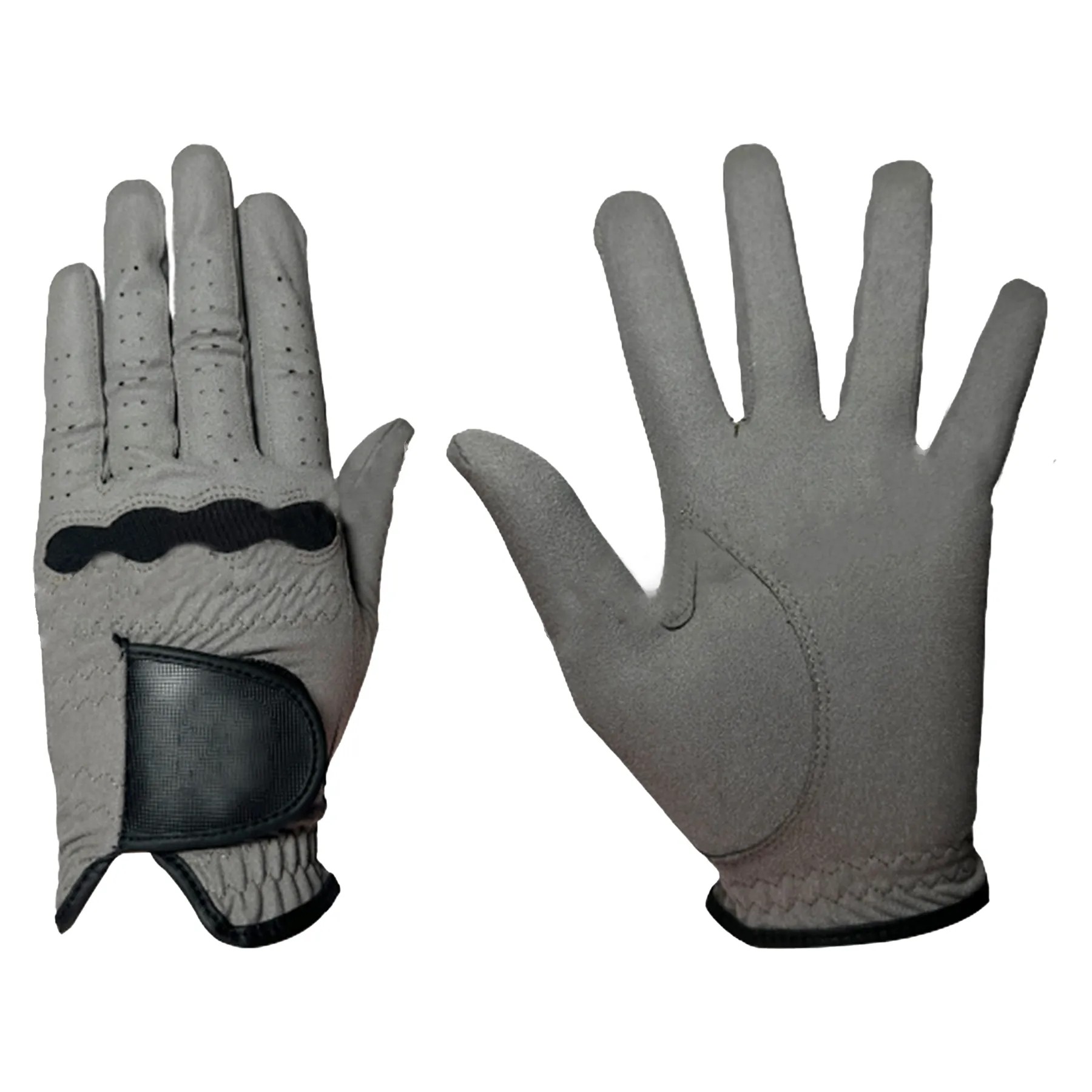 Gray Microfiber Golf Glove 2