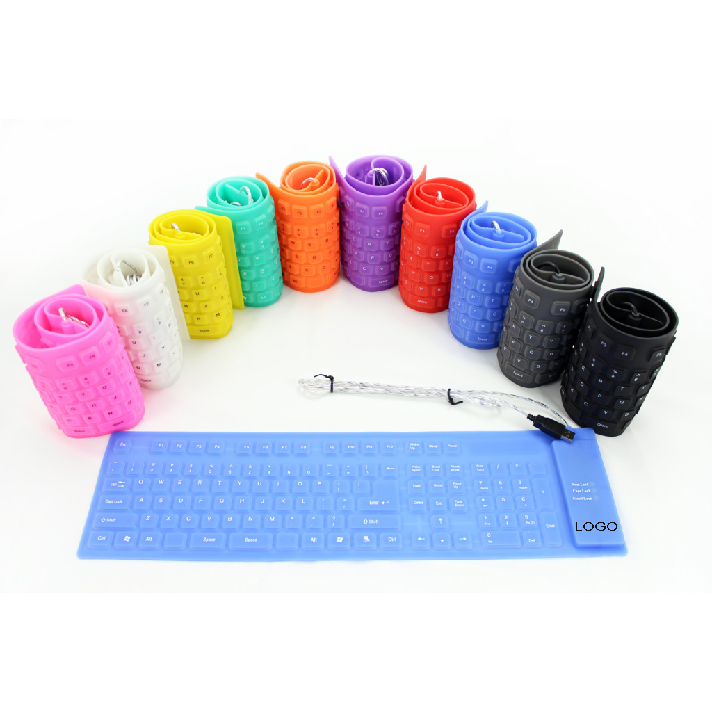 109 Keys USB Silicone Flexible Keyboard 1