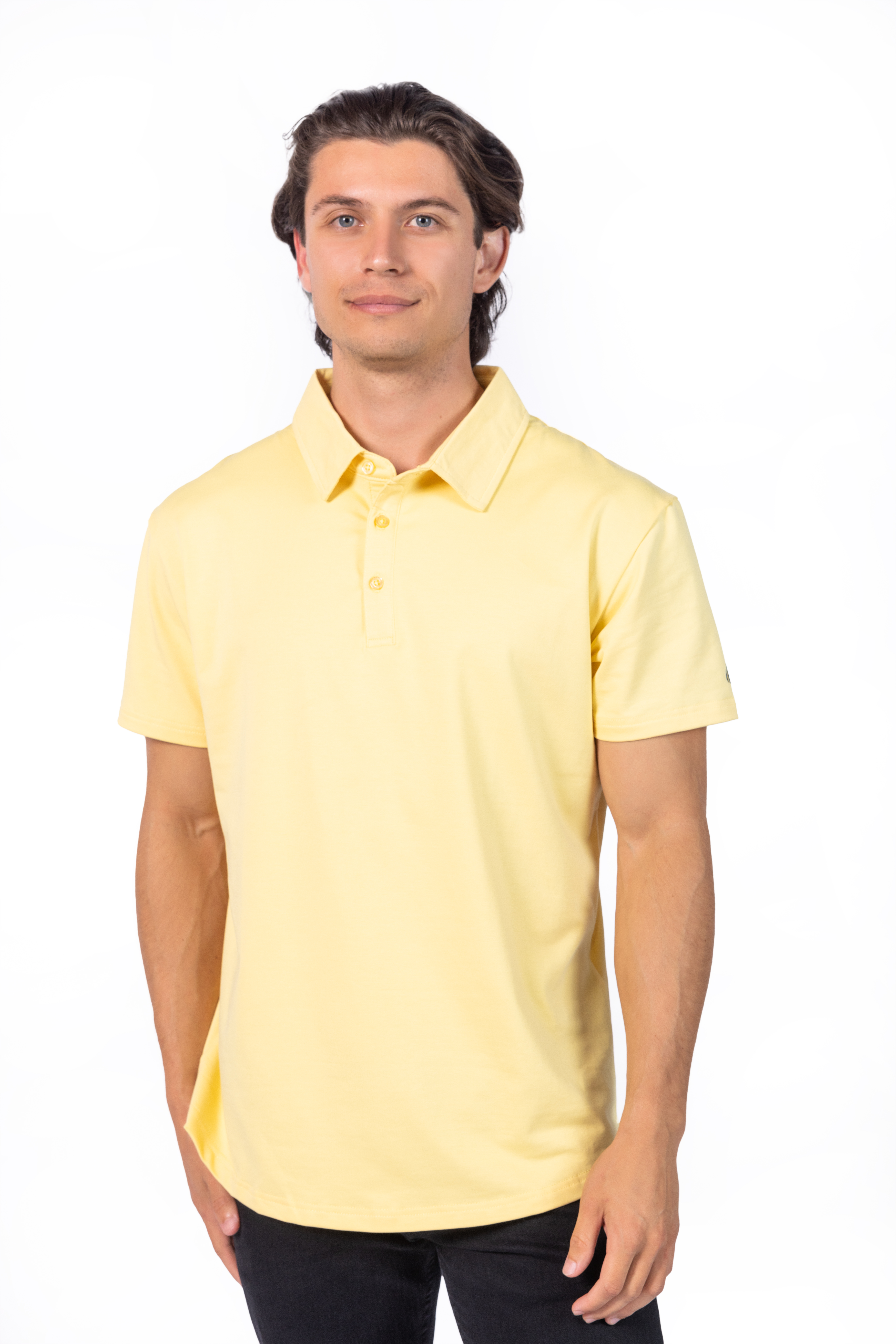 Elemental Men's A-Game Athletic Fit Premium Polo 1