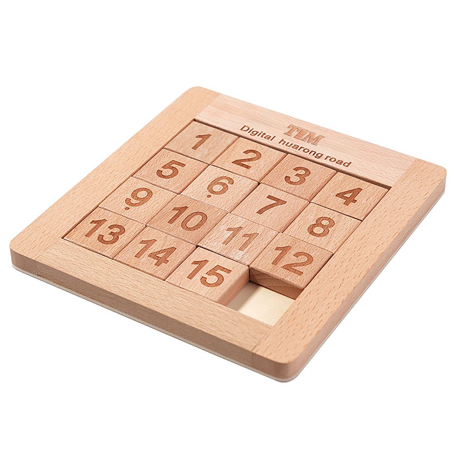 Wooden Jigsaw Puzzle Building Blocks Numbers Ages 3-6 2