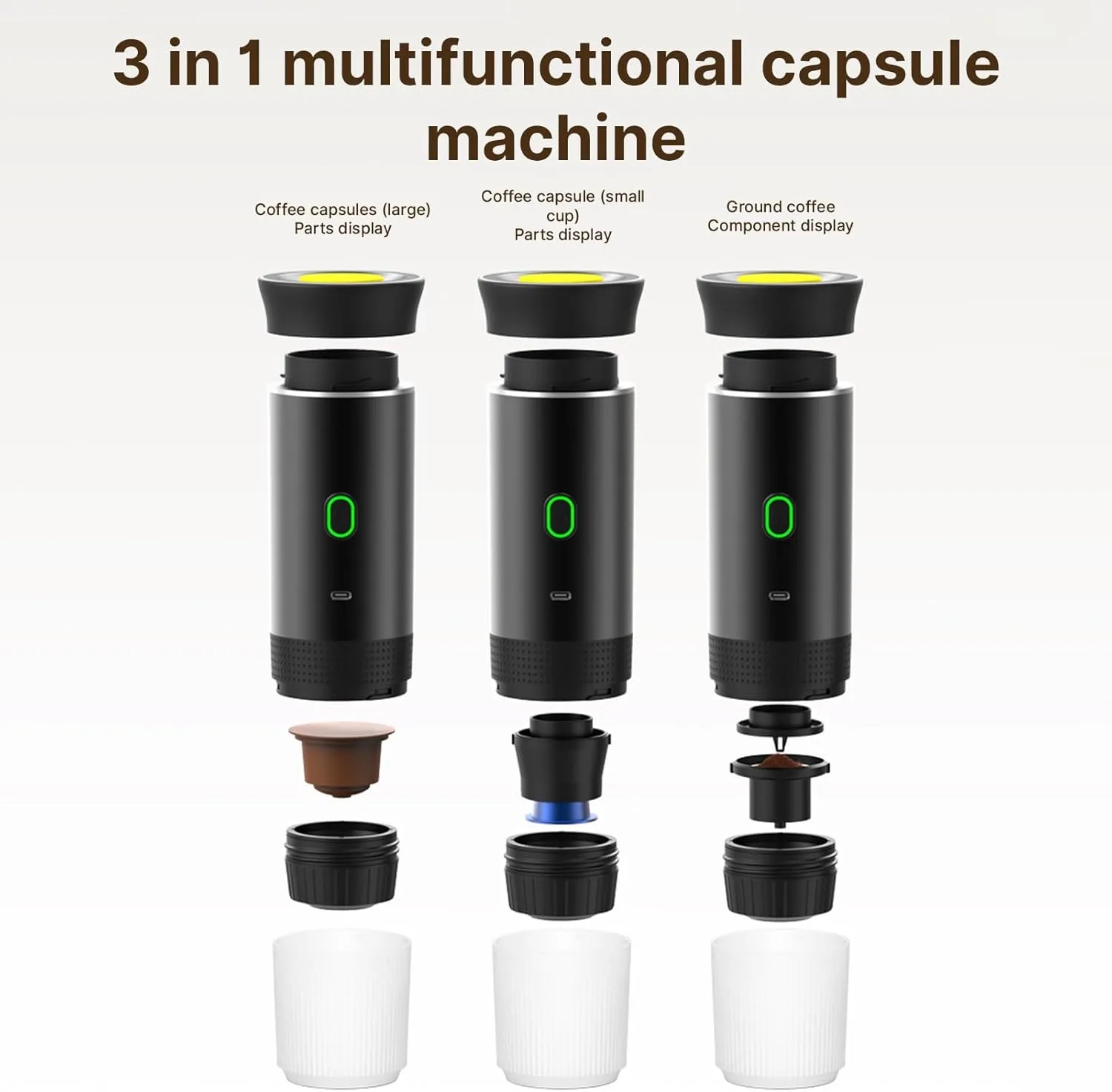 3 in 1 Electric Coffee Maker 2