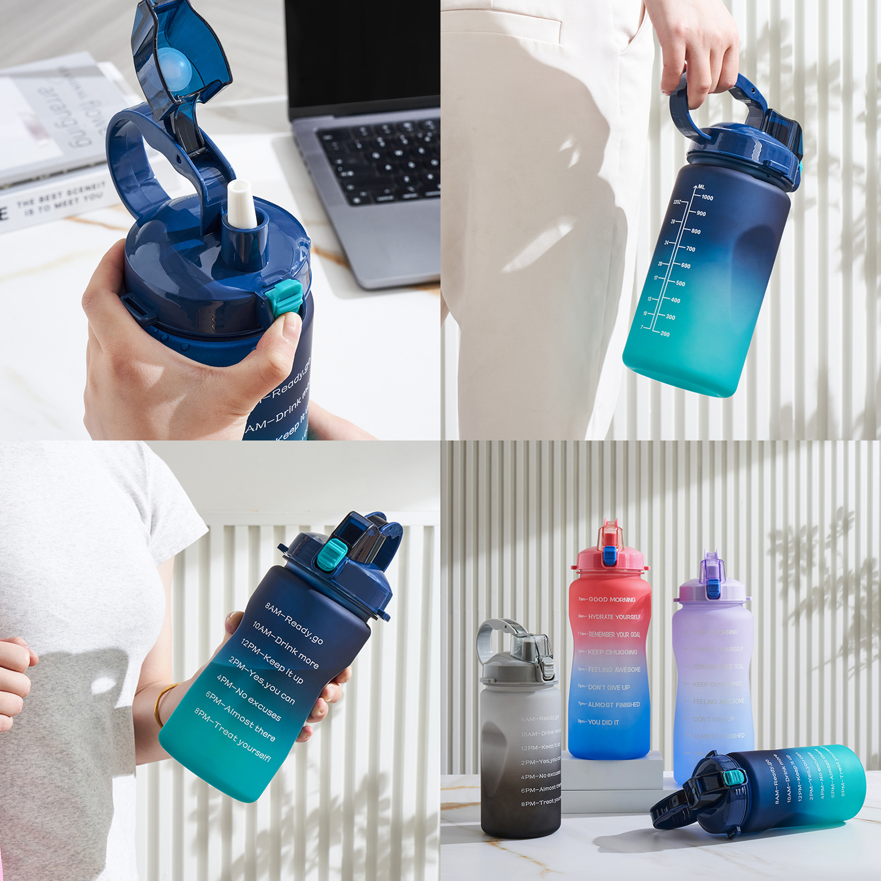64 oz King Size Wide-Mouth Water Bottle 3