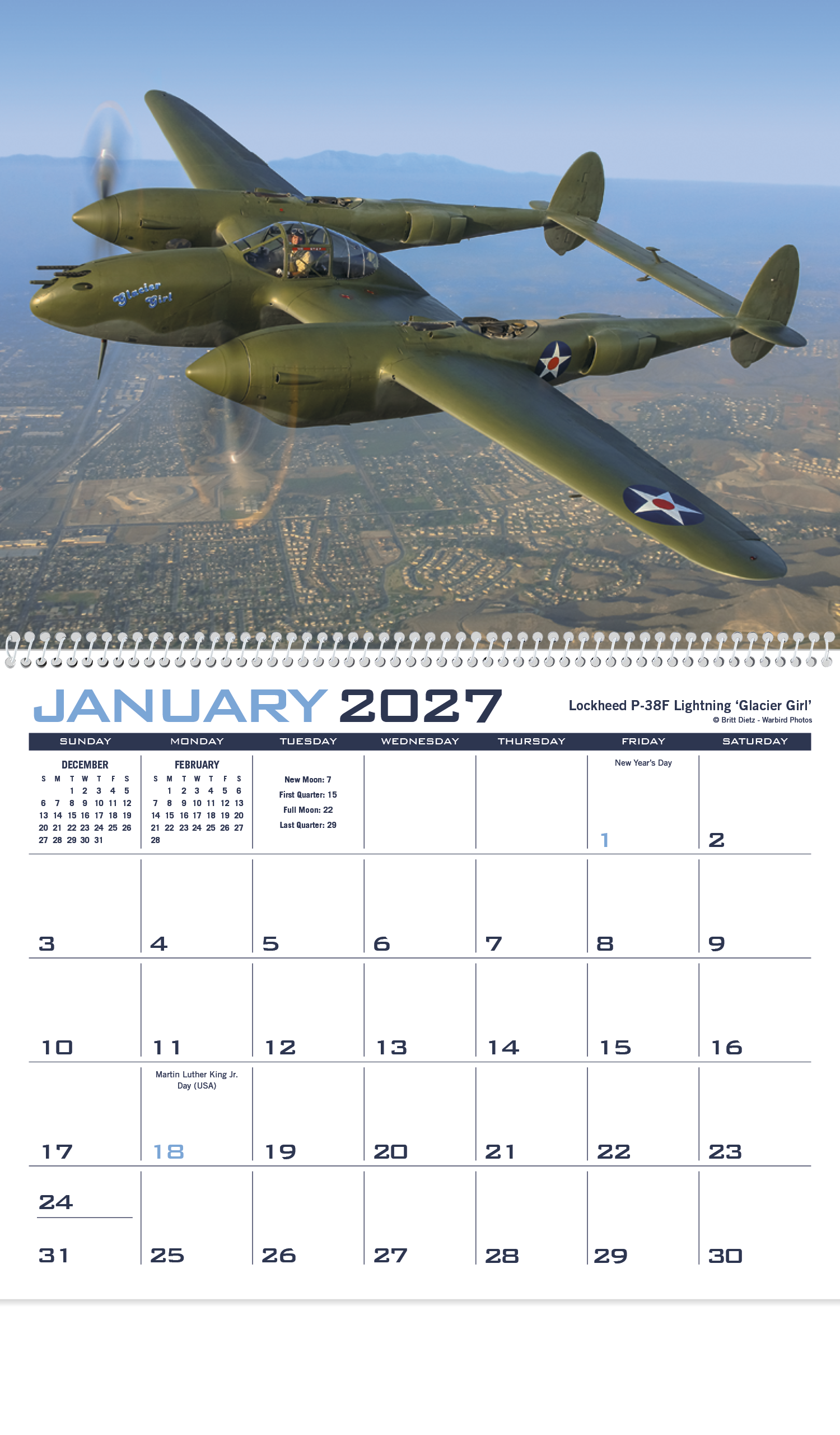 Triumph® Calendars Planes Calendar 25