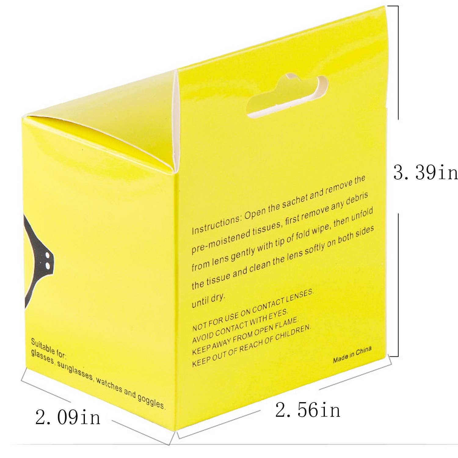 25 PCS Disposable Glasses Wipes 6