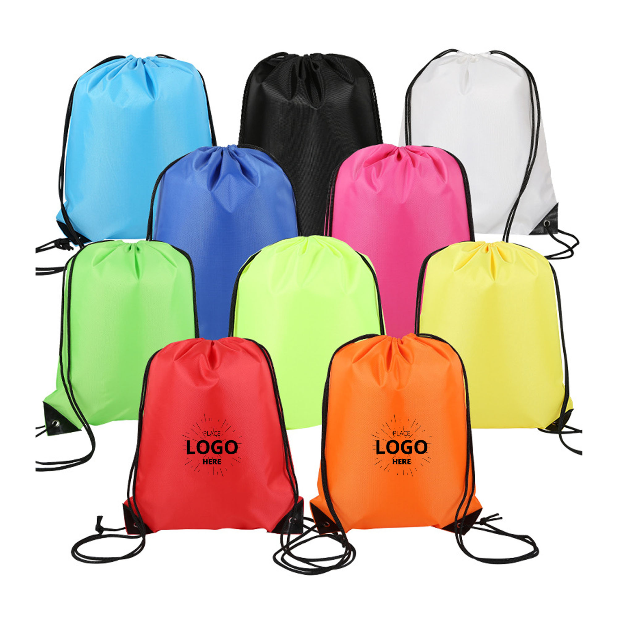 Drawstring Closure Backpack 1