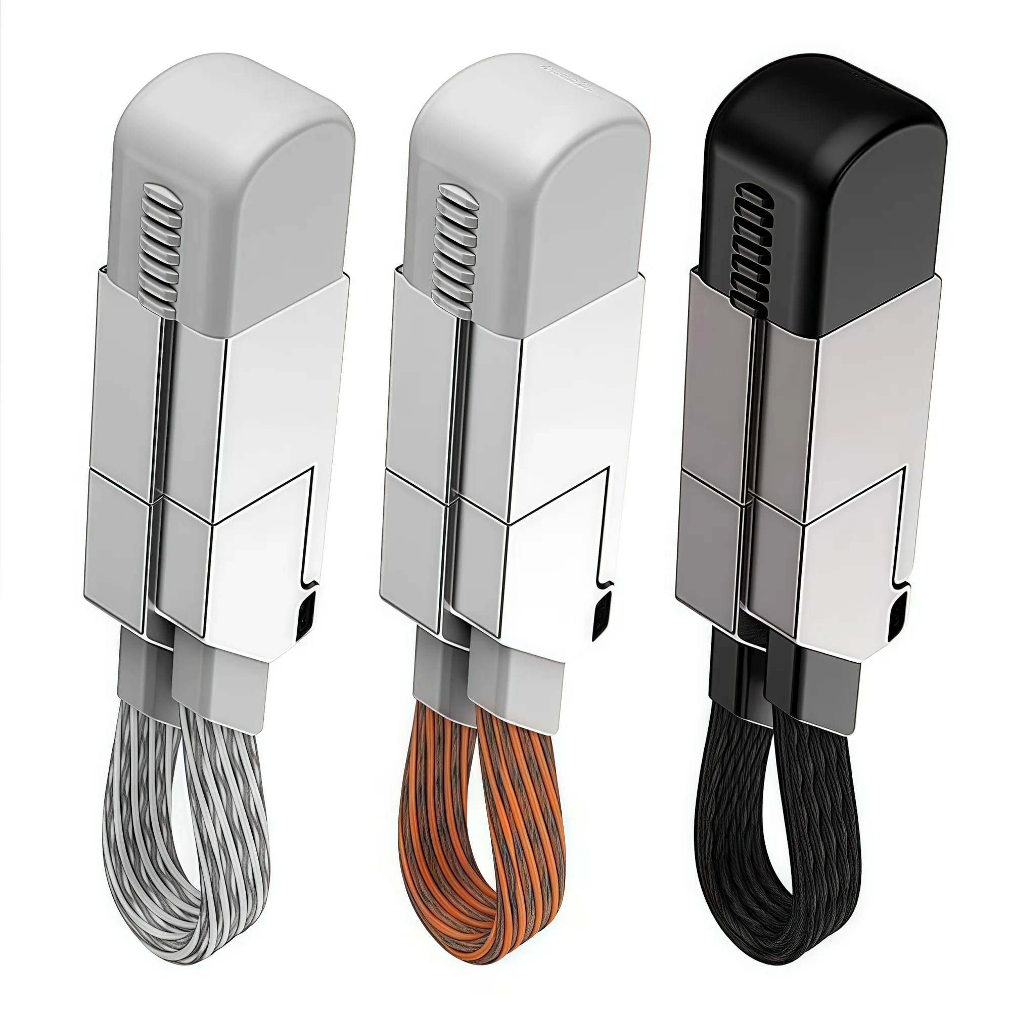MOQ 60W 6 in 1 Charging Cable for Travel Portable Keyring 6