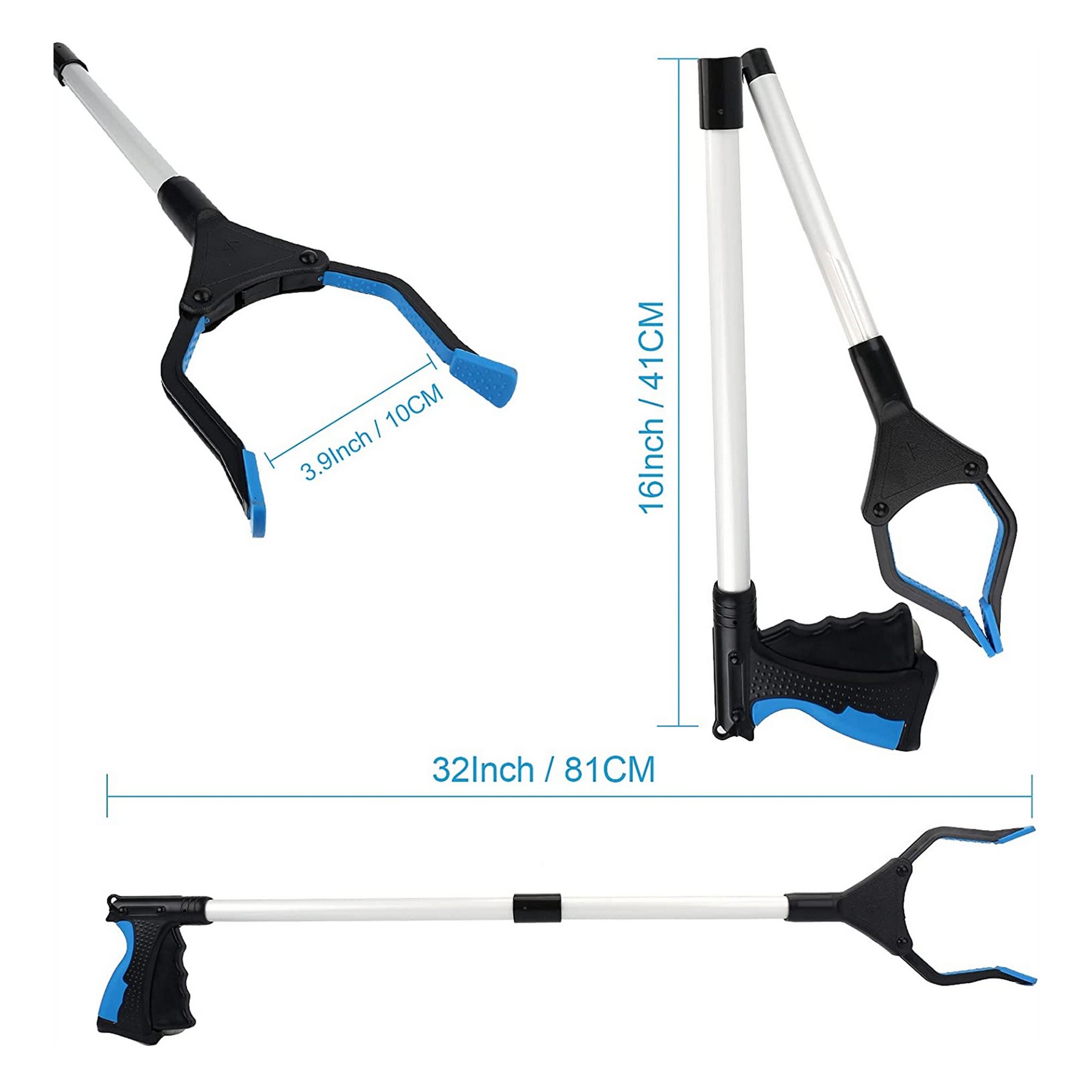 Foldable Grabber With Magnetic Tip And Hook 2