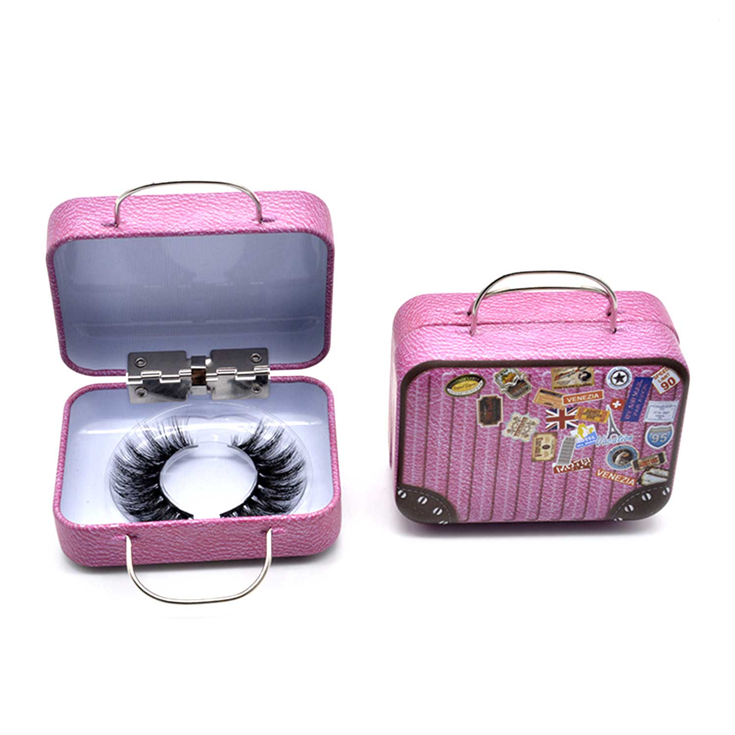 Vintage Travel Case - Mini Ferrero Box & Eyelash Holder Pair 7