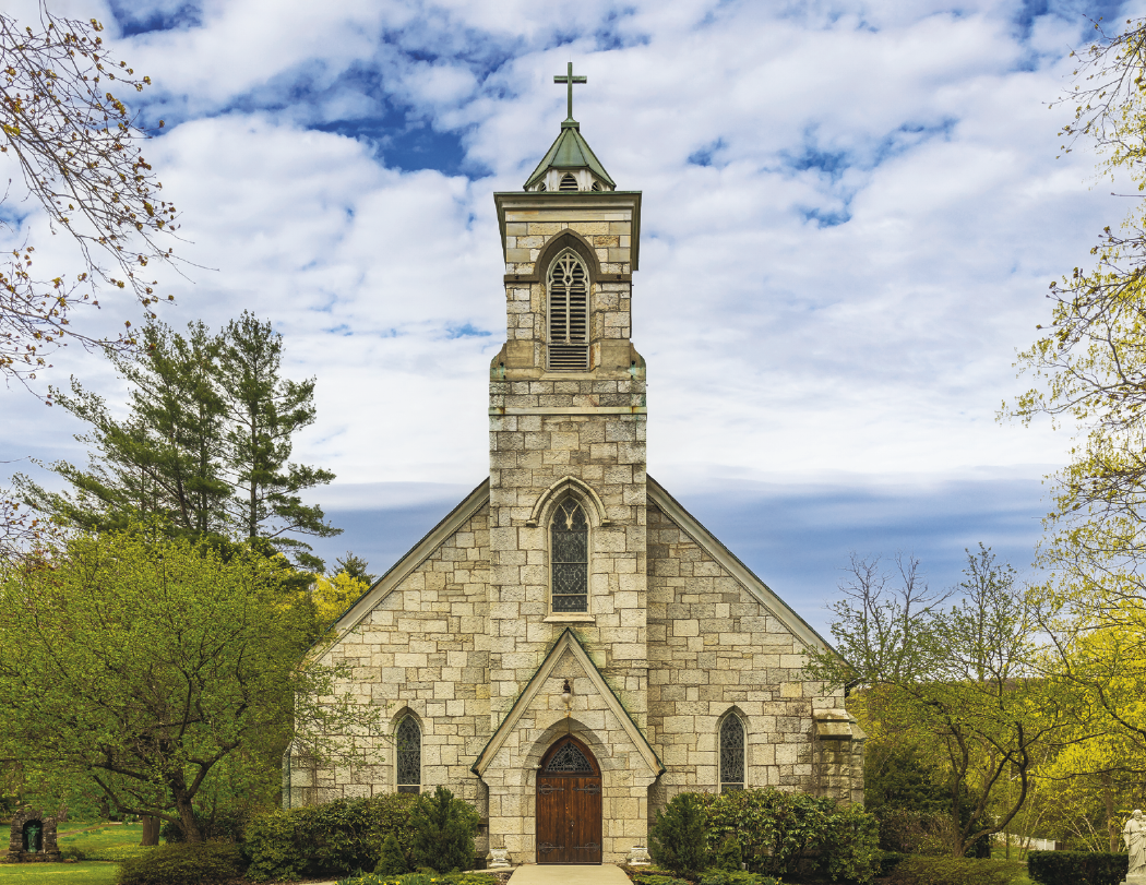Good Value™ Scenic Churches - Stapled Calendar 10