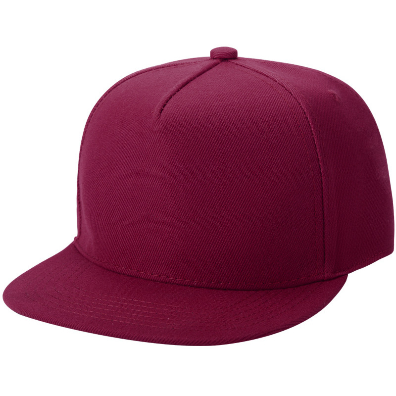 5 Panels Flat Snapback Hats Classic Flat Bill Trucker Hat 10