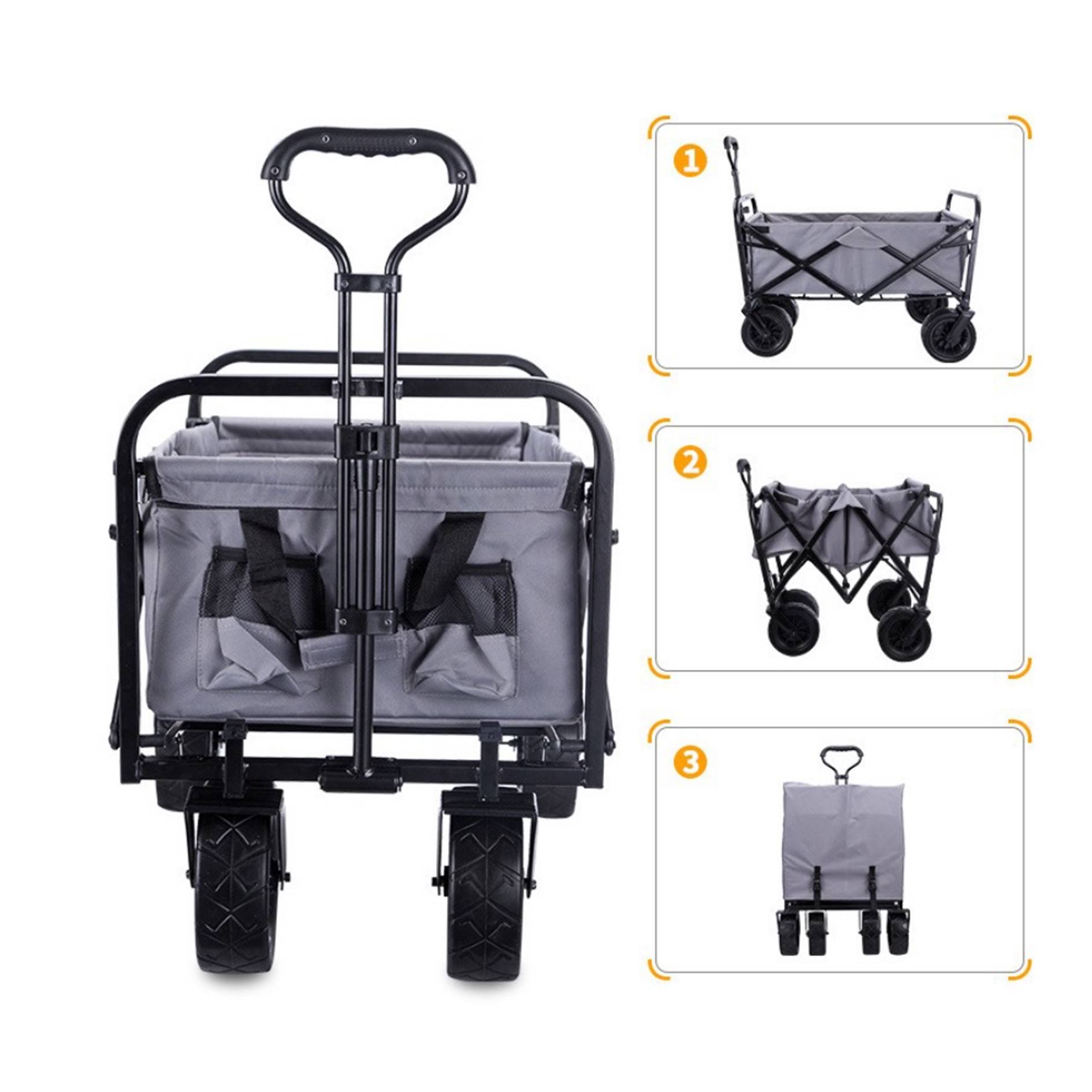 Camping Cart Portable Folding Trolley 4