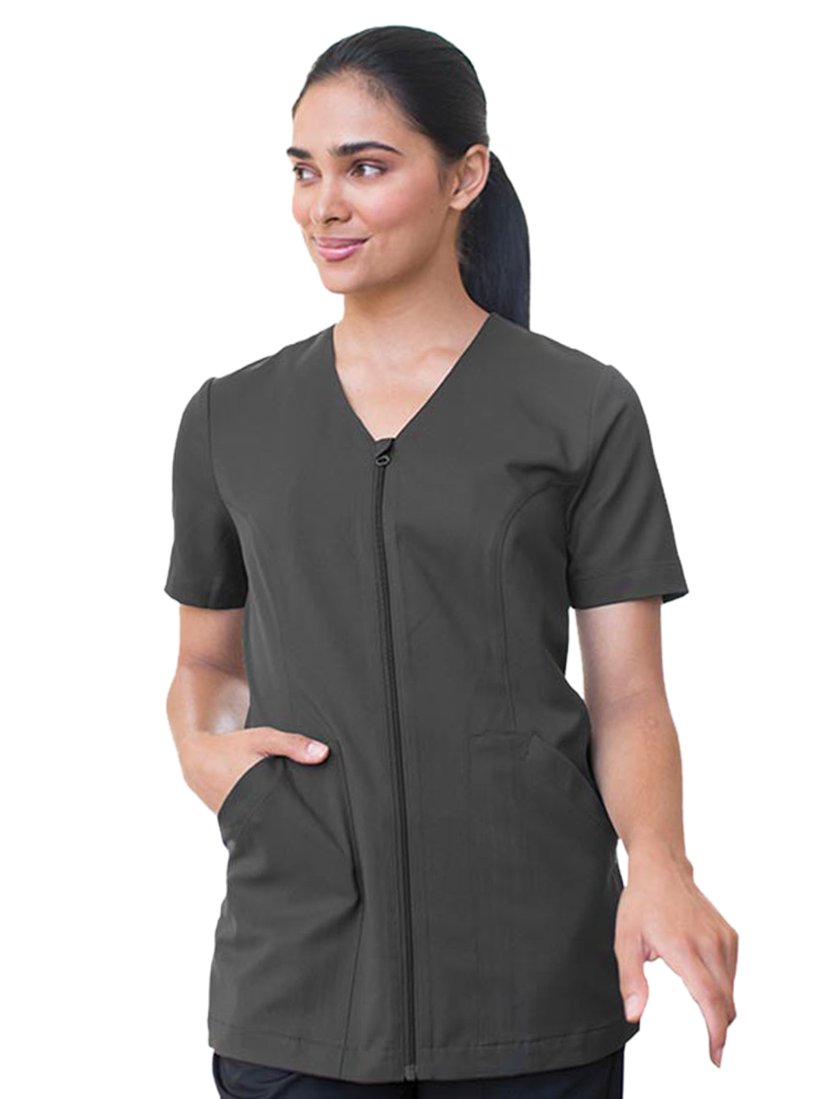 Edwards Industries - Women's Stretch Full-Zip Tunic Shirt