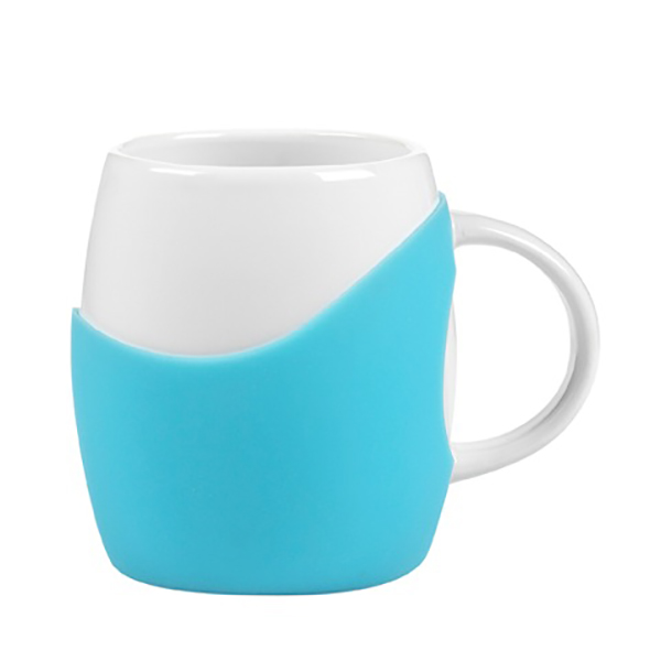 14 oz Rotunda with Silicone Band Mug 11