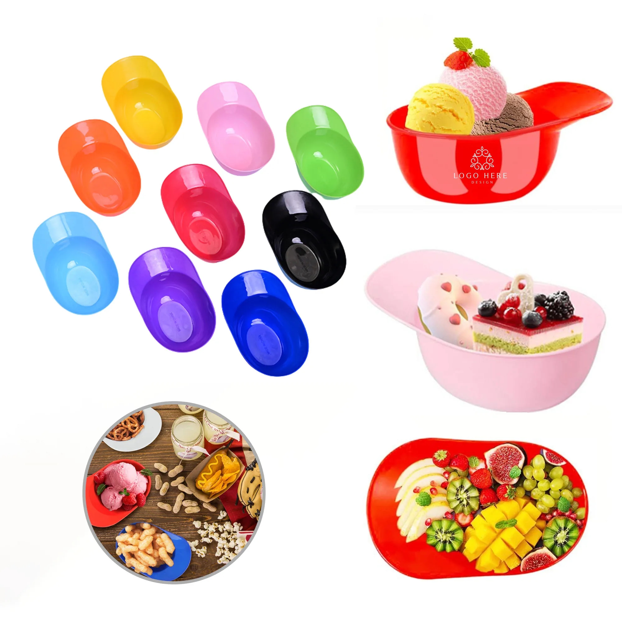 8oz Baseball Cap Ice Cream Bowl 7