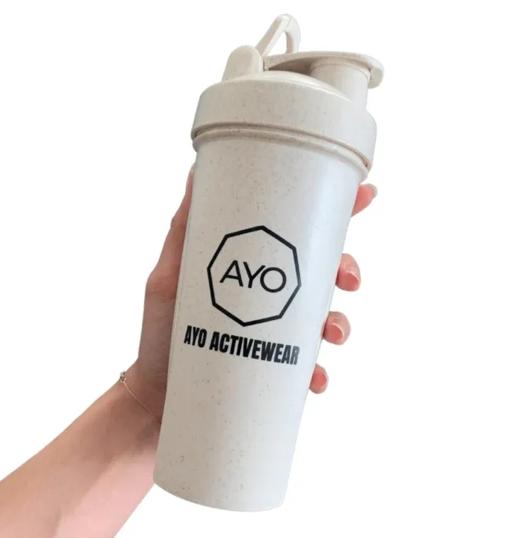 Wheat Straw Shaker Bottle - 400ML 8