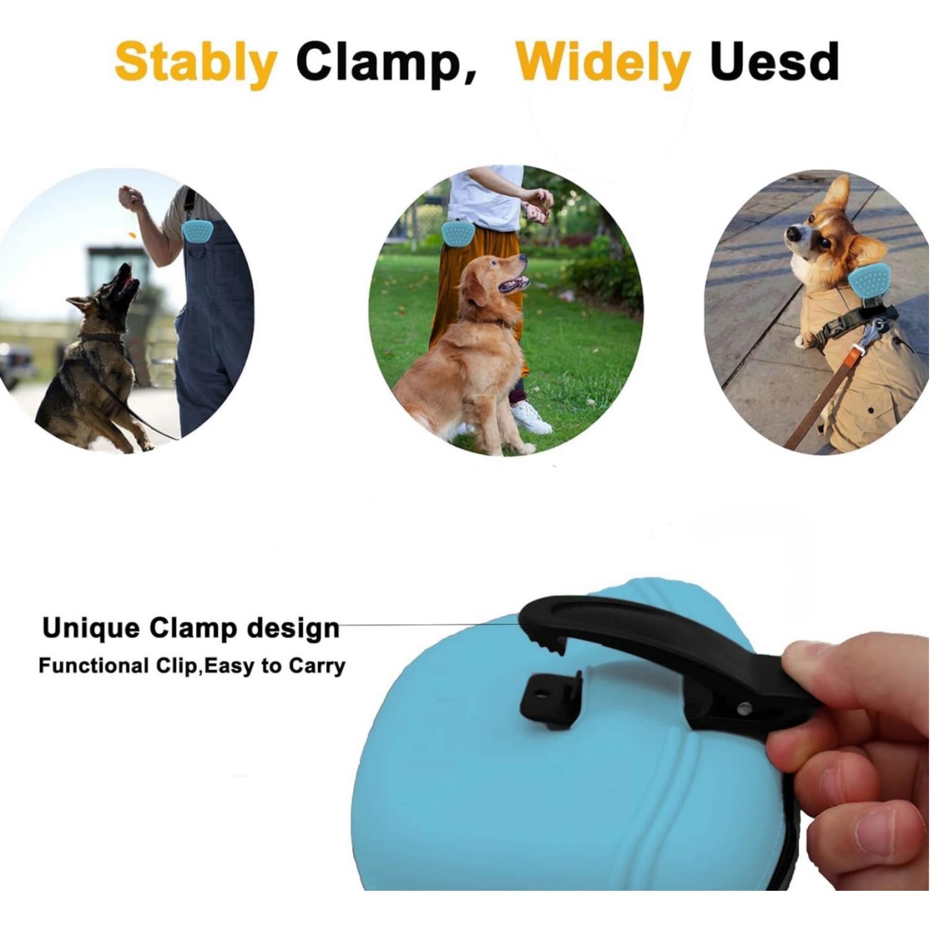 Stress Relief Silicone Dog Treat Pouch 4