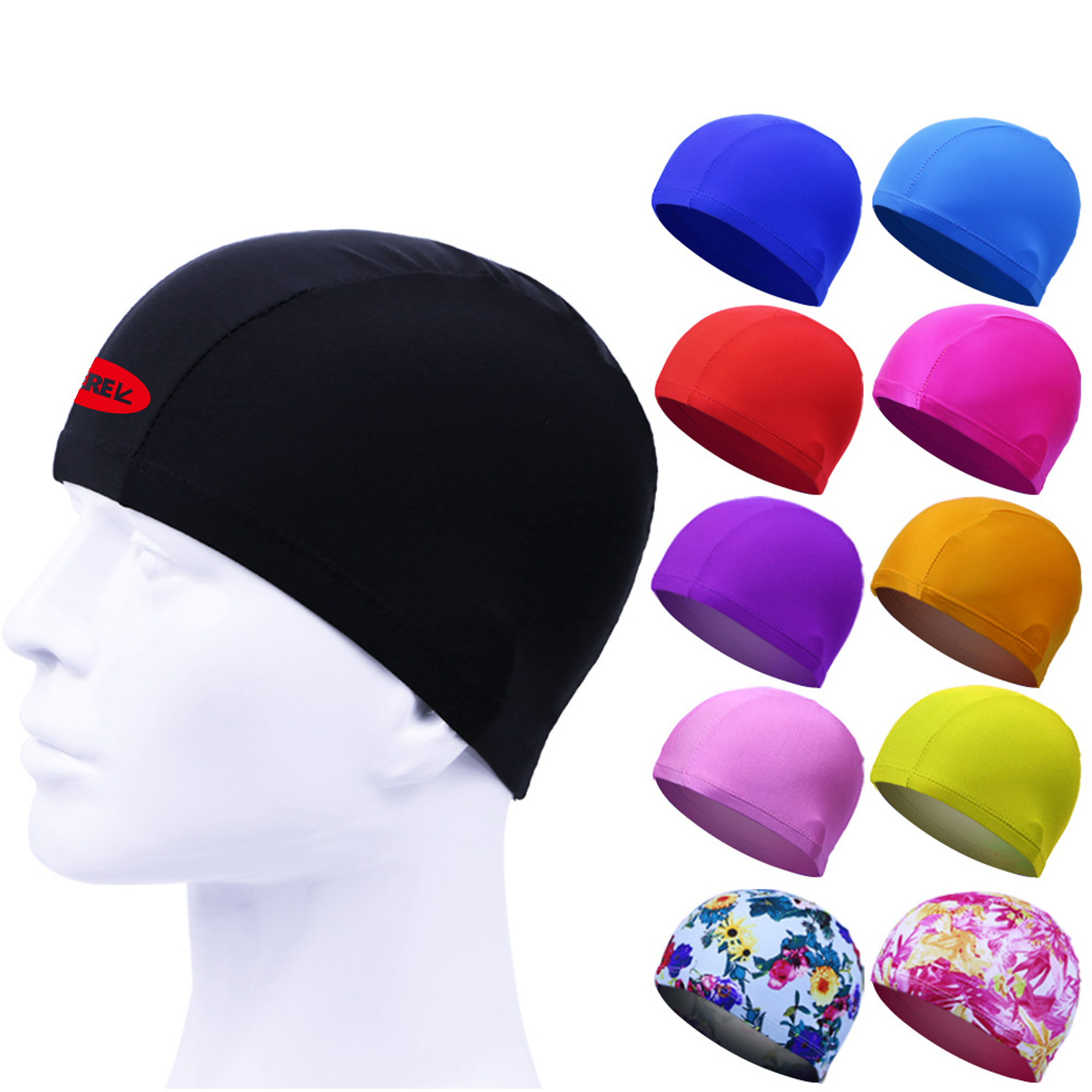 Unisex Polyester Pool Swimming Cap 1