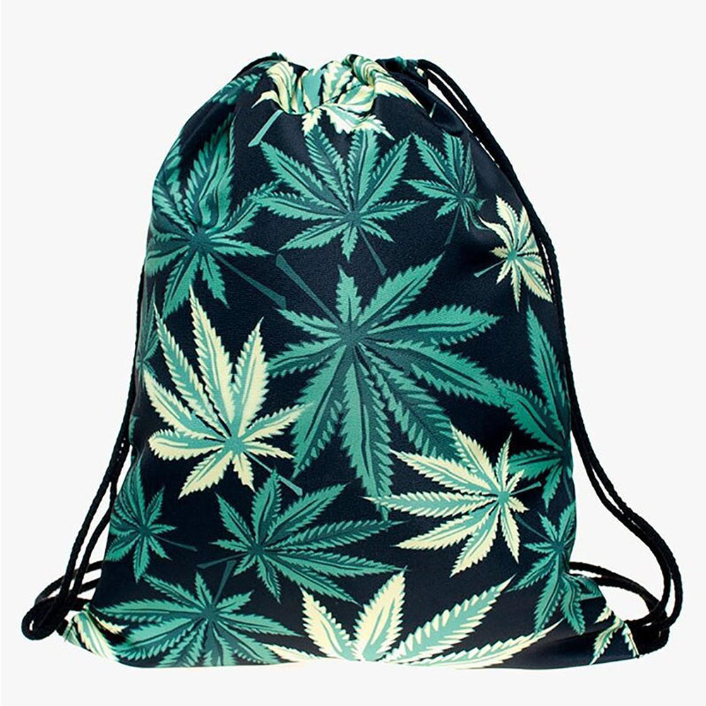 Drawstring Backpack Waterproof Daily Rucksack Book Bags 3