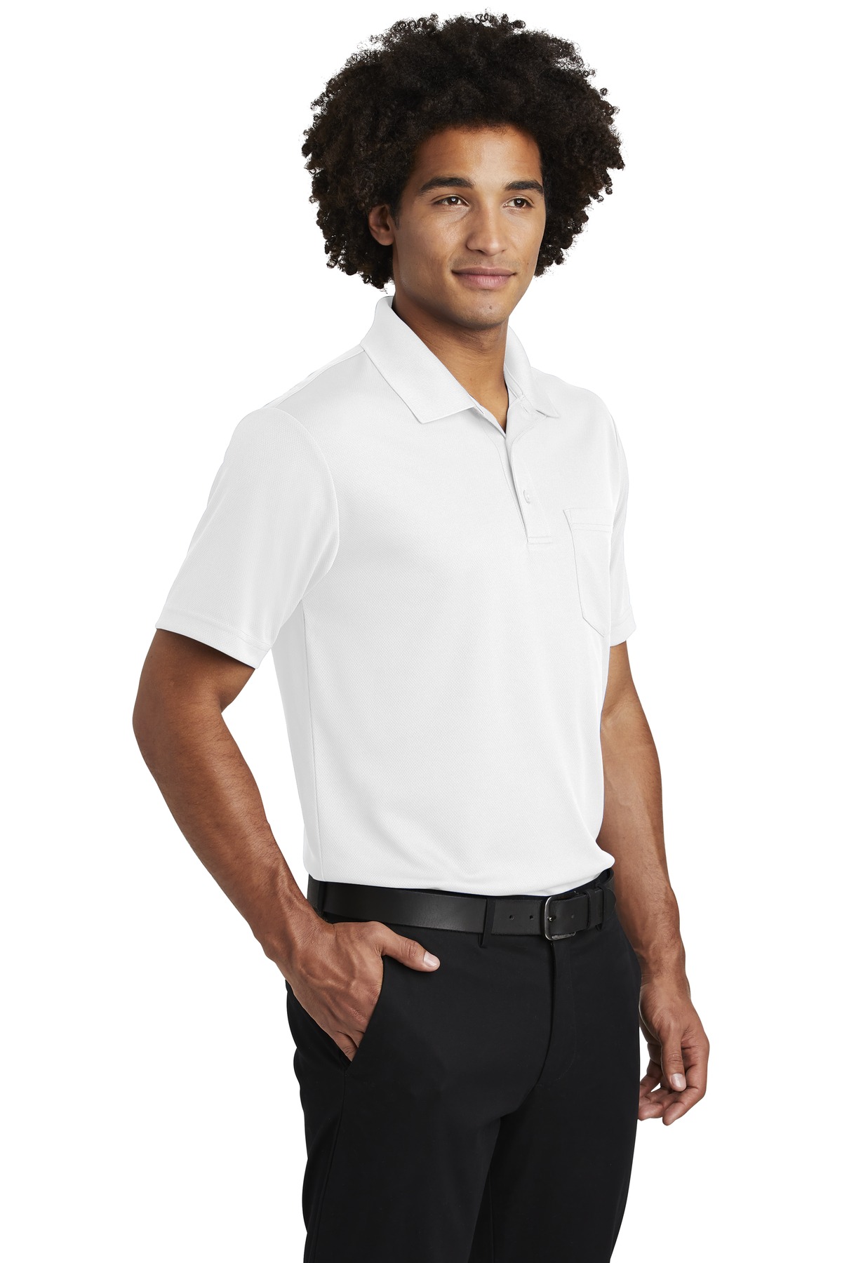 Sport-Tek PosiCharge RacerMesh Pocket Polo. ST640P 10